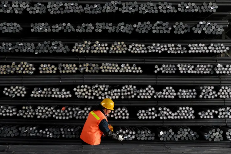 Aço: os produtos importados no setor do aço estavam afetando de forma negativa o mercado do bloco e a concorrência, diz a UE (Patty Chen/Reuters)