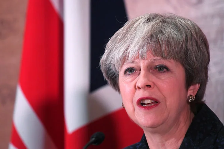 May: premiê britânica também sofreu derrota na semana passada na Câmara dos Lordes envolvendo seu projeto alfandegário para o pós-Brexit (Toby Melville/Reuters)