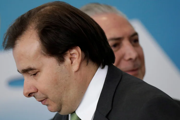 Rodrigo Maia: para que a reforma seja aprovada na Câmara e avance para o Senado, são necessários os votos de 308 dos 513 deputados (Ueslei Marcelino/Reuters)