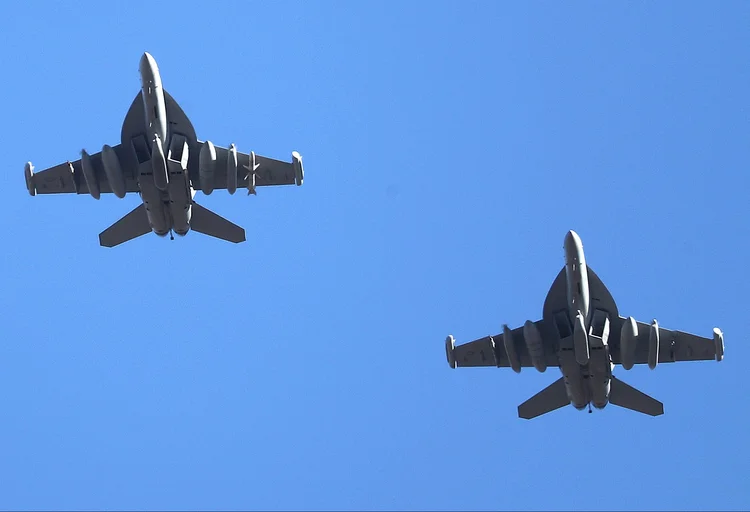 Exercício: Seul e Washington concordaram em adiar exercícios militares regulares até o final dos Jogos Olímpicos e Paralímpicos de Inverno da Coreia do Sul (Oh Jang-hwan/News1/Reuters)