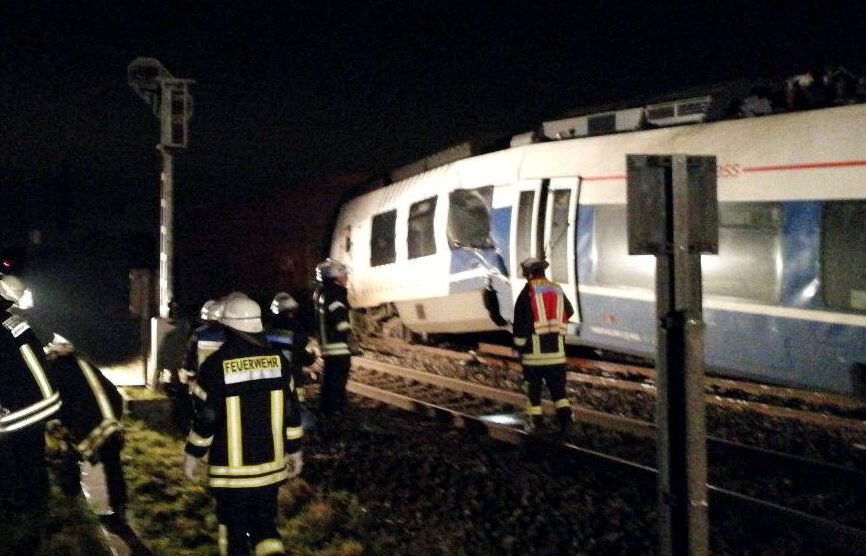 Acidente de trem no oeste da Alemanha deixa 41 feridos