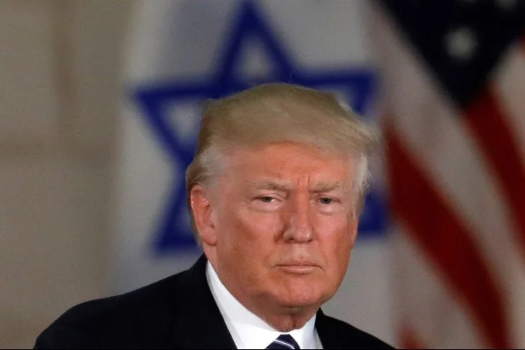 Trump: a parada do futuro trem se chamará "Donald John Trump", decidiu o ministro (Ronen Zvulun/Reuters)
