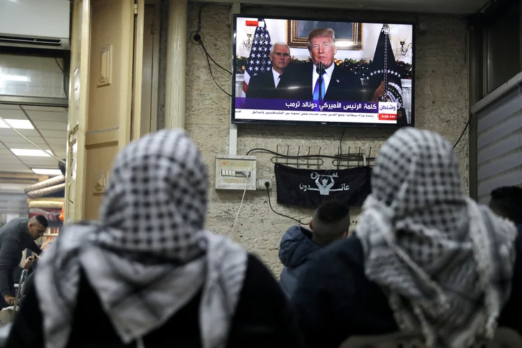 Jerusalém: Israel reivindica que toda Jerusalém é sua capital, enquanto os palestinos veem o setor oriental da cidade como a capital de seu futuro Estado. (mmar Awad/Reuters)
