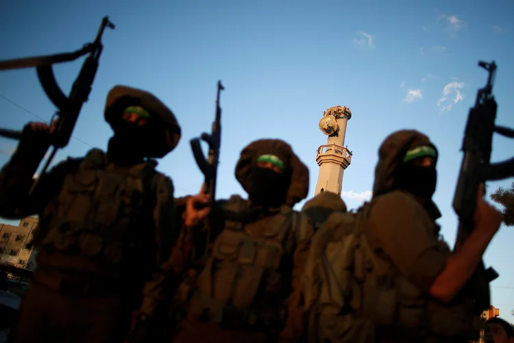 Hamas: o Hamas foi incluído nesta lista em 2001 e desde 1997 é considerado pelos EUA uma organização terrorista (Mohammed Salem/Reuters)