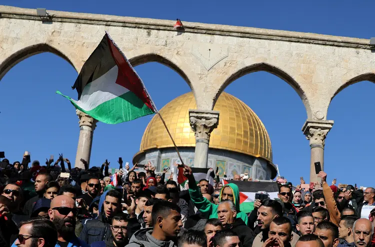 Palestina: decisão de Trump disparou a tensão no Oriente Médio e comprometeu o papel de Washington como mediador de paz (Ammar Awad/Reuters)