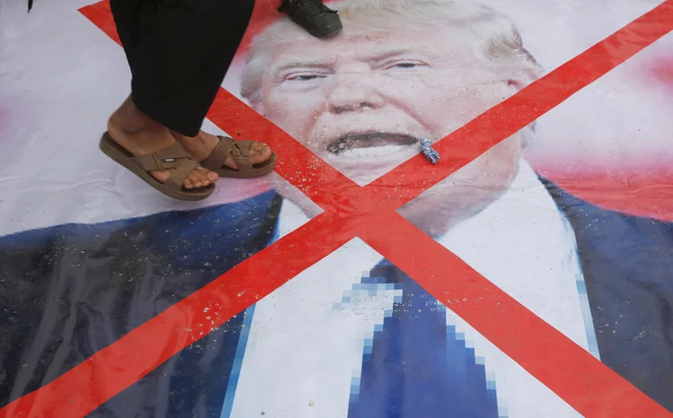 Trump: desde o anúncio de Trump, dezenas de grupos cancelaram suas viagens (Omar Sobhani/Reuters)