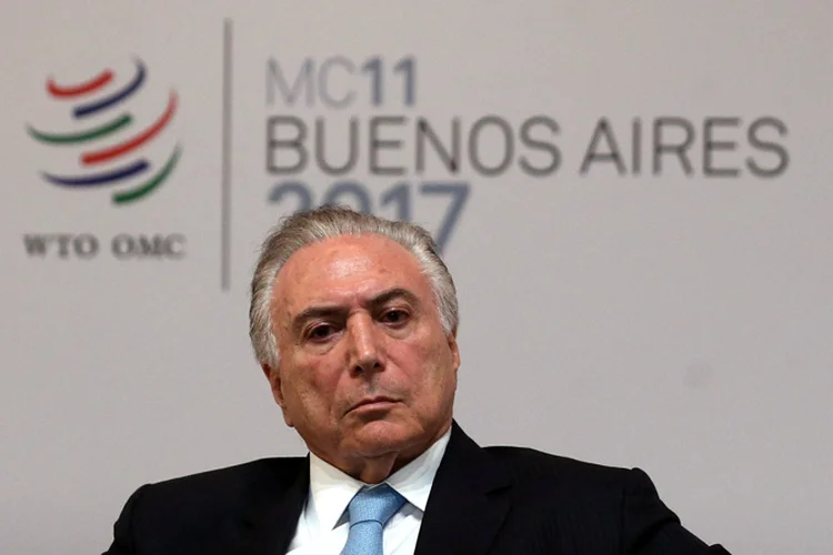 Temer: segundo a SIP, o quadro do presidente está normal (Marcos Brindicci/Reuters)