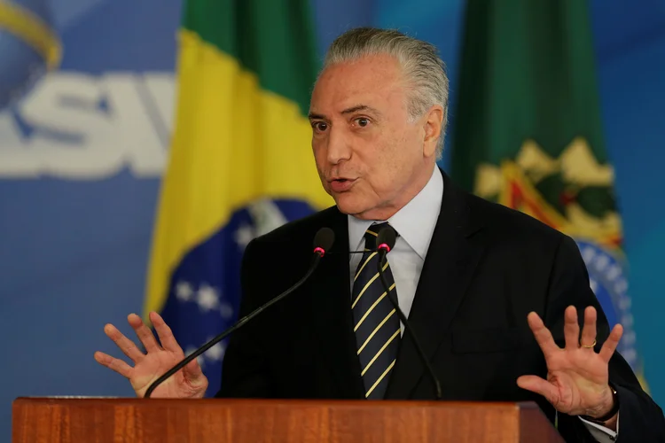 Temer: presidente garantiu que suspenderá a medida quando chegar o momento de votar a reforma da Previdência no Congresso (REUTERS/Reuters)