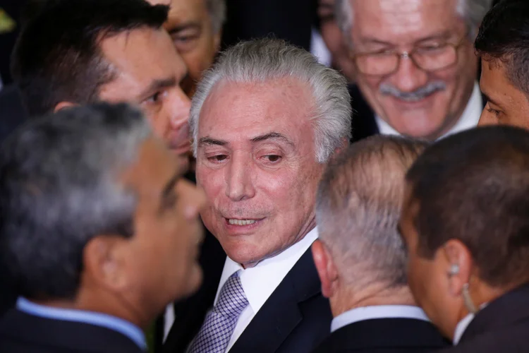 Michel Temer: O presidente deve voltar a Brasília na terça-feira (Adriano Machado/Reuters)
