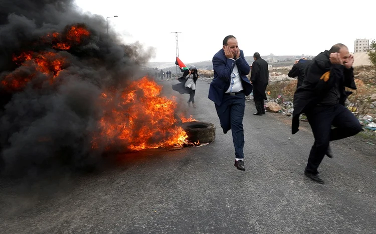 Palestina em guerra: sistema antimísseis de Israel interceptou, nesta tarde de quarta-feira, dois mísseis vindos da Faixa de Gaza