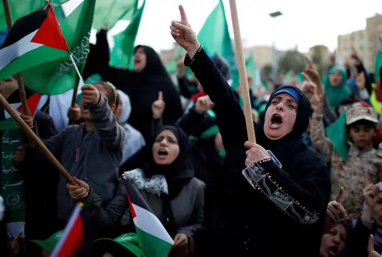 Hamas: convocação foi direcionada ao "povo livre do mundo" (Mohammed Salem/Reuters)