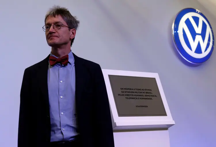 Christopher Kopper, professor alemão que apresentou sua pesquisa sobre o apoio da Volkswagen à ditadura brasileira (Paulo Whitaker/Reuters)