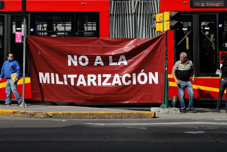México: frentes acreditam que a lei potencializará o uso indiscriminado das Forças Armadas (Carlos Jasso/Reuters)