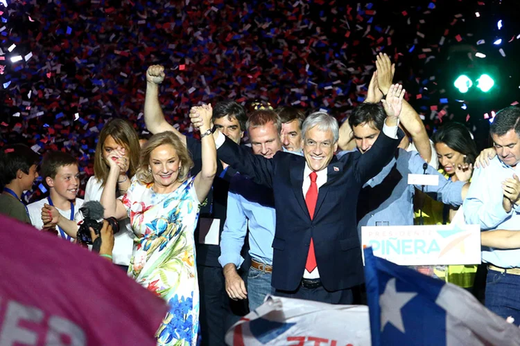 Sebastián Piñera: novo presidente, que assumirá em 11 de março, teve cerca de 200 mil votos a mais do que em 2009, sua primeira eleição (Ivan Alvarado/Reuters)