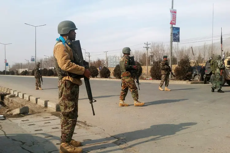 Ataque no Afeganistão: dois suicidas do EI atacaram o centro de inteligência da agência afegã em Cabul (Omar Sobhani/Reuters)