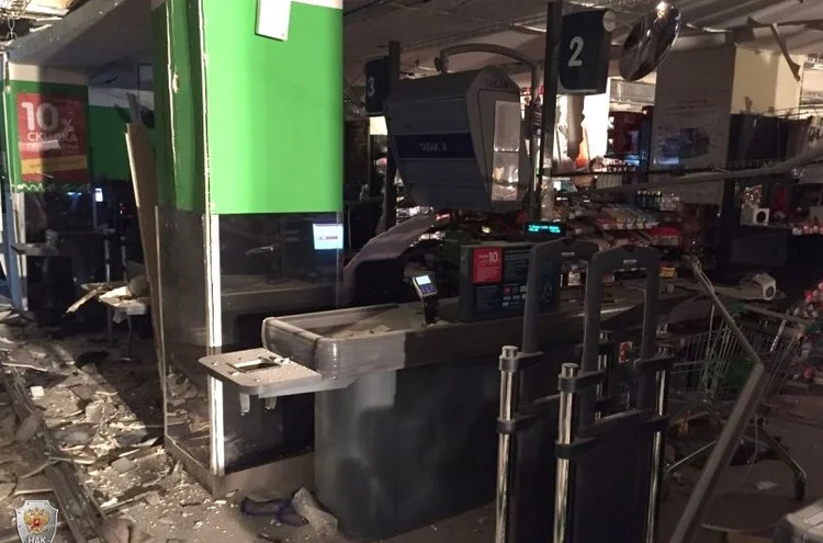 Supermercado: relatos da mídia russa disseram que a bomba estava escondida em um guarda-volumes (National Anti-Terrorism Committe/Reuters)