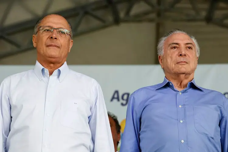 Alckmin e Temer: o raciocínio de ministros e assessores de Temer tenta explorar um chamado à coerência do PSDB (Beth Santos/Secretaria Geral da PR/Divulgação)