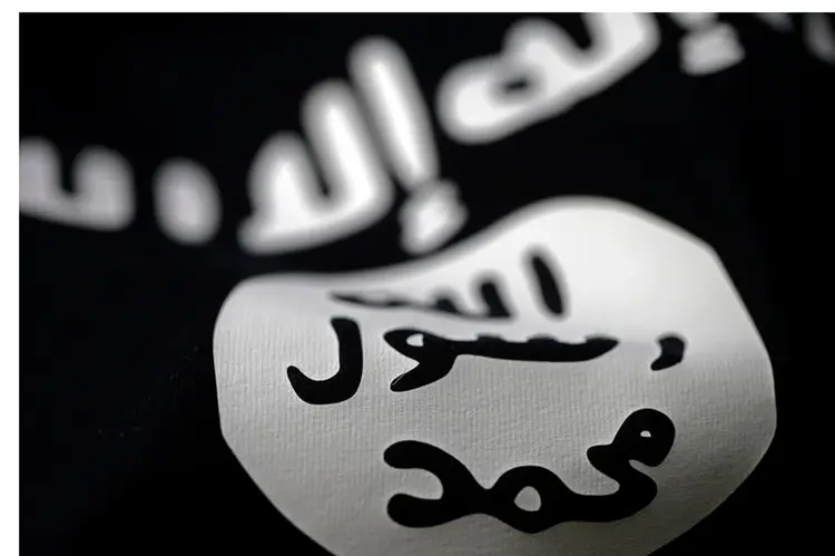 Bandeira do Estado Islâmico: morreram o comandante do EI e vários de seus homens (Dado Ruvic/Reuters)