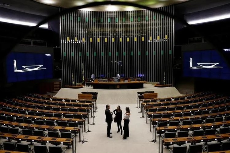 Câmara dos Deputados: contagem mais recente, que aponta os 237 votos, foi feita no Palácio do Planalto (Ueslei Marcelino/Reuters)