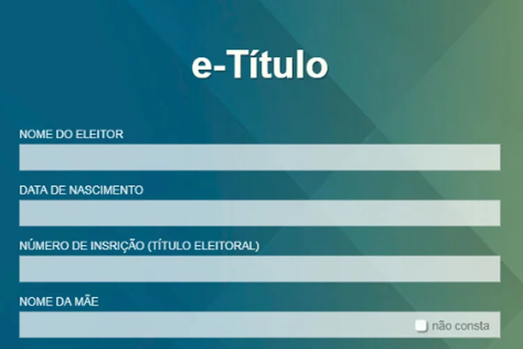 E-Título: tecnologia ajuda a facilitar a vida do eleitor (e-Título/Reprodução)