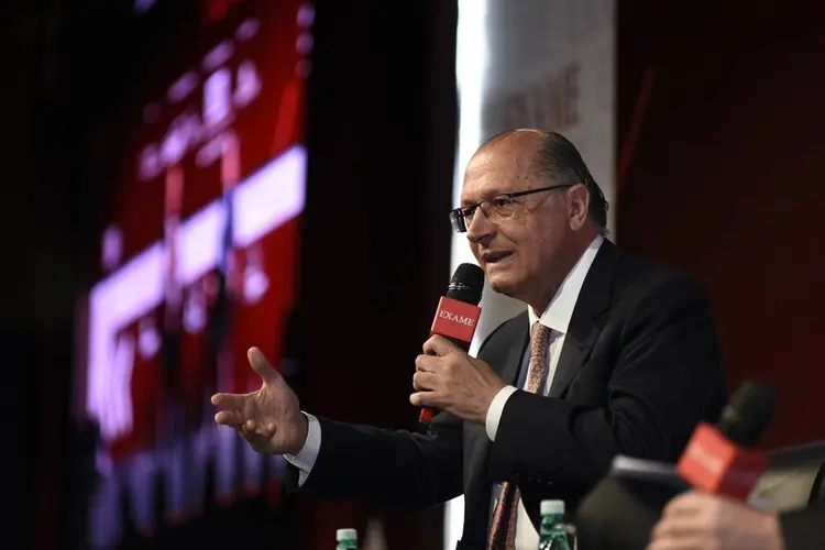 Alckmin: "O importante não é se preocupar com adversário, é se preocupar com eleitor" (Germano Lüders | EXAME/Site Exame)
