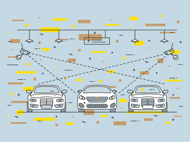 Além da análise das placas de carros de estacionamentos, os sistemas inteligentes identificam objetos abandonados em ambientes de alta circulação e brigas em multidões (AleksOrel/Getty Images)