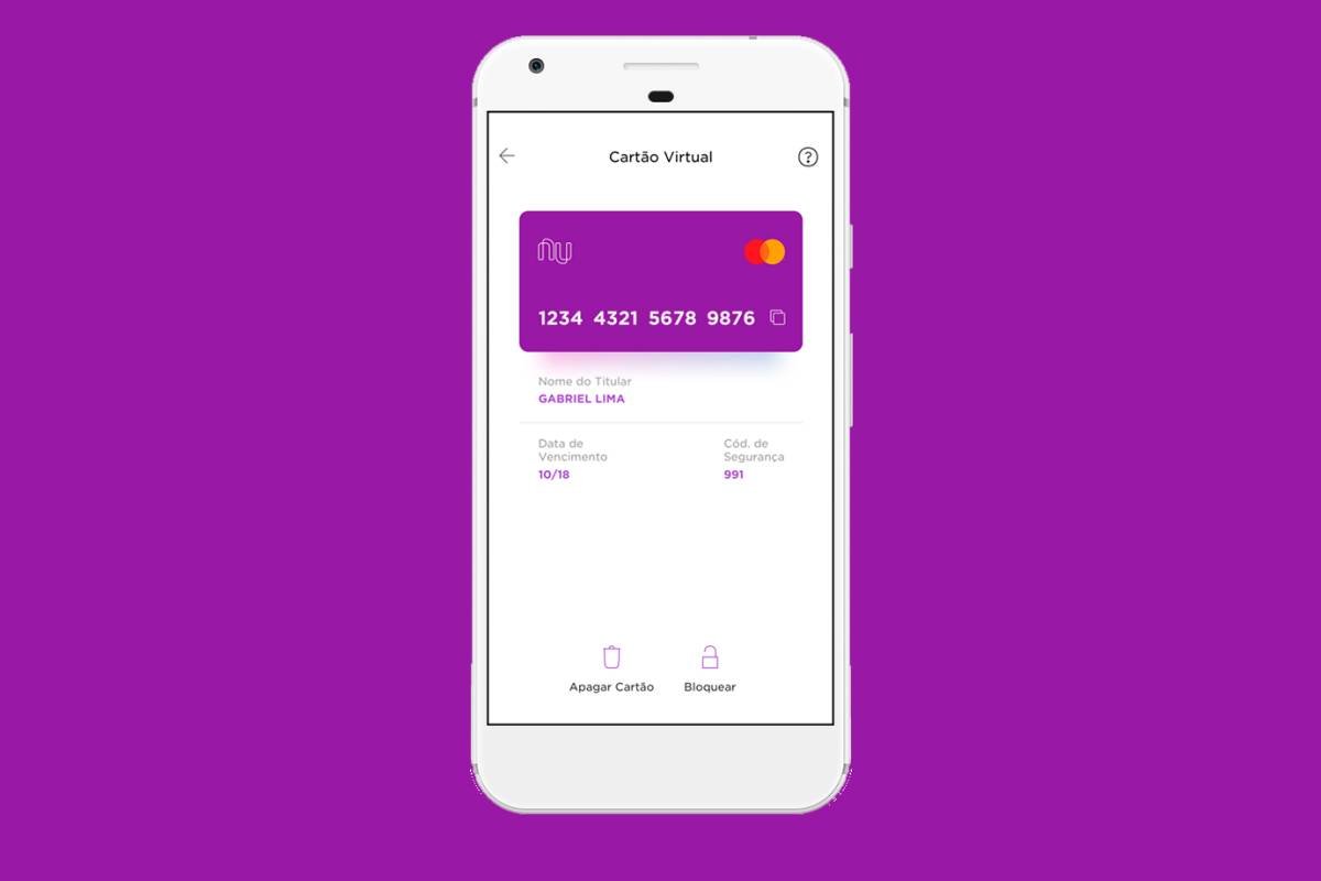 Nubank lança cartão virtual