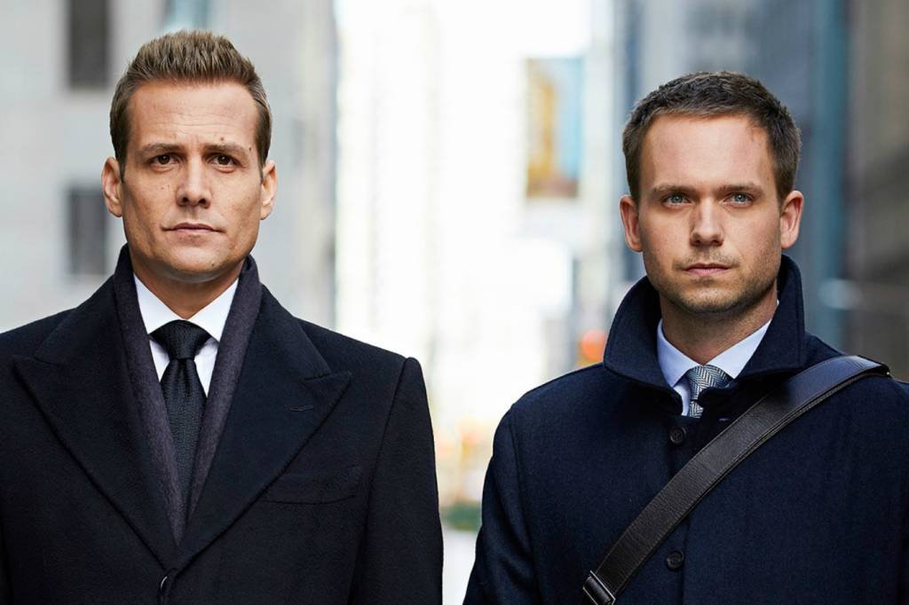 Personagens da série "Suits": série é uma das mais populares entre brasileiros na Netflix (Facebook/Suits/Divulgação)