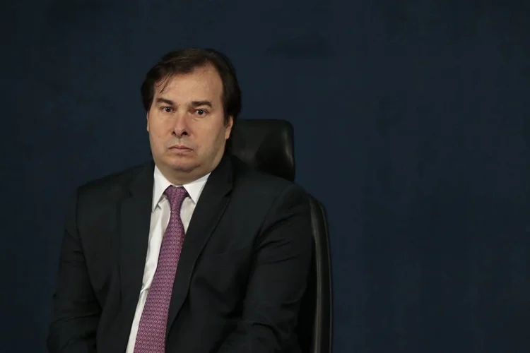 Rodrigo Maia: deputado ficou irritado, de acordo com o jornal, com as recentes declarações do presidente Michel Temer afirmando ter feito sua parte sobre a Previdência (Cristiano Mariz/VEJA)