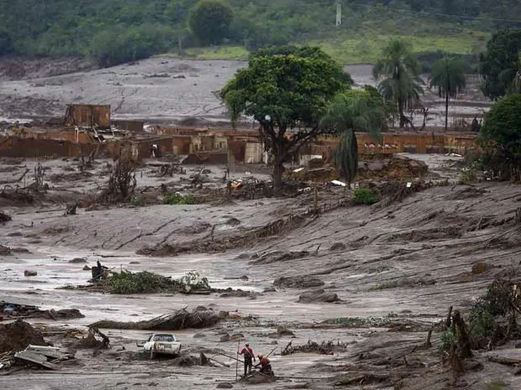 Samarco: rompimento da barragem em Mariana (MG) foi considerado o maior desastre socioambiental da história do Brasil (Reuters/Ricardo Moraes/Reuters)