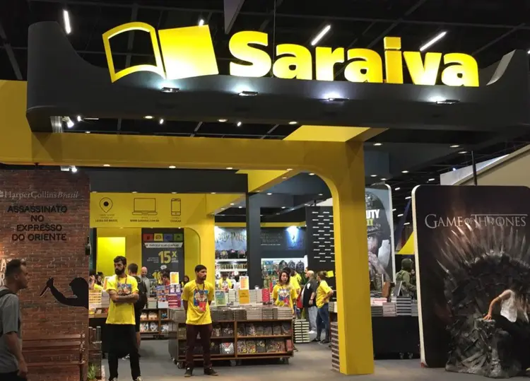 Imagem de arquivo da livraria Saraiva: Mesmo após o fechamento de mais de 20 lojas na semana passada, a companhia ainda é a maior rede do País (Saraiva/Divulgação)