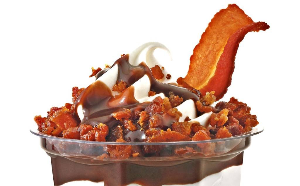 Burger King lança sundae de chocolate com bacon