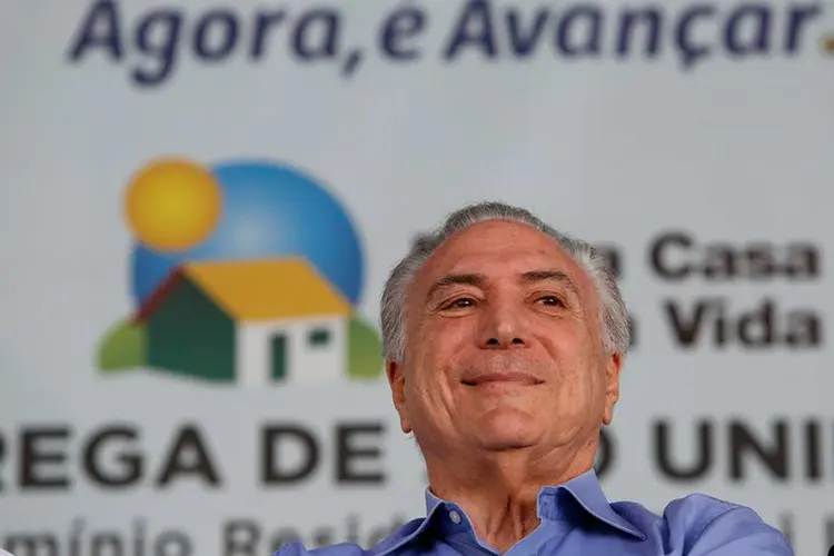 O presidente Michel Temer: governo também descumpriu a meta geral do Minha Casa para todas as faixas de renda (Alan Santos/PR/Agência Brasil)