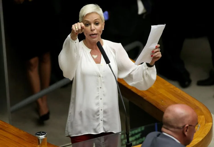 Cristiane Brasil: a ministra Cármen Lúcia suspendeu temporariamente a posse da deputada (Wilson Dias/Agência Brasil)