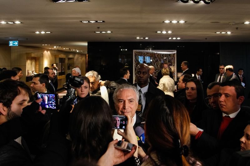 Com discurso, Temer inicia a participação brasileira em Davos