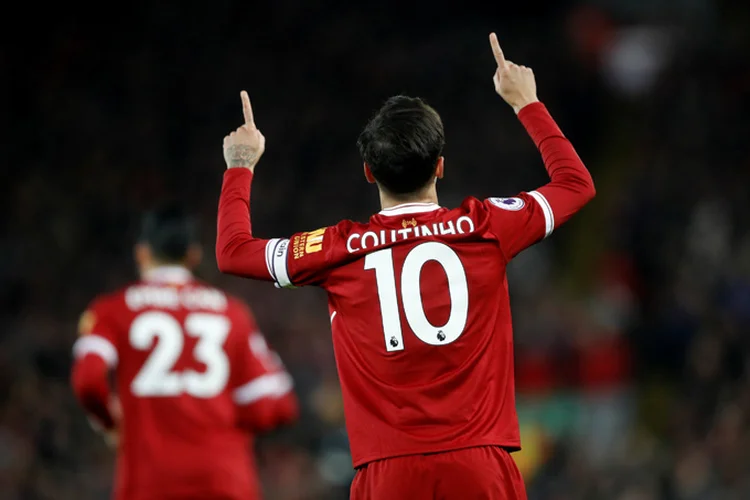 Philippe Coutinho: publicação da Nike foi rapidamente apagada, mas causou fúria no vestiário do Liverpool, segundo a mídia britânica (Carl Recine/Reuters)