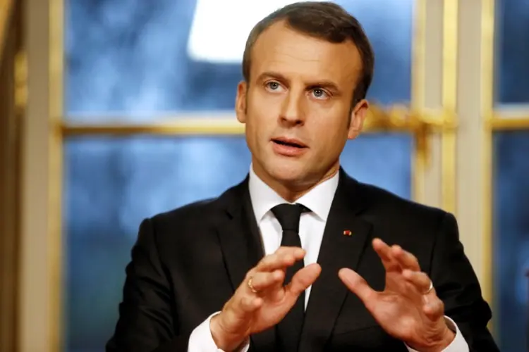 Emmanuel Macron: presidente francês tem os objetivos de retomar o poderio econômico francês e se consolidar como um líder global (Etienne Laurent/Reuters)