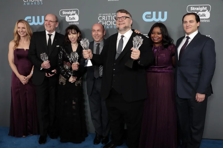 "A forma da Água": filme de Del Toro já havia sido o mais indicado para o Globo de Ouro, onde concorria em sete categorias (Monica Almeida/Reuters)