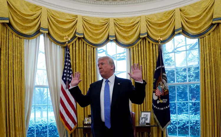 Trump: segundo porta-voz da Casa Branca, conversas do presidente vão até o fim da semana que vem (Kevin Lamarque/Reuters)