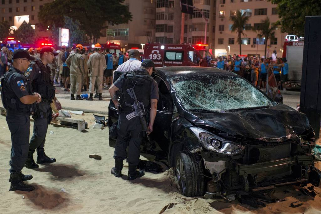 Motorista do atropelamento em Copacabana não estava alcoolizado