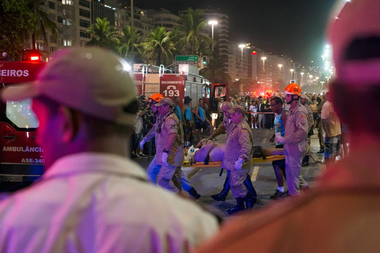 Atropelamento em Copacabana: polícia afirma que o motorista deve responder em liberdade (Lucas Landau/Reuters)