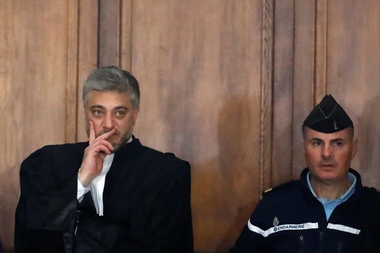 Xavier Nogueras, advogado de Jawad Bendaoud, acusado de planejar os ataques de Paris em 2015 (Christian Hartmann/Reuters)