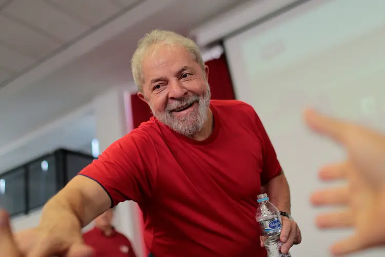 Lula: ele deve ser lançado hoje como pré-candidato do PT à Presidência (Leonardo Benassatto/Reuters)