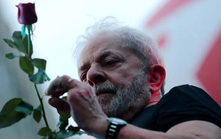 Lula: líder nas intenções de voto, o petista tende a ficar impedido de disputar mais um mandato no Planalto (./Reuters)