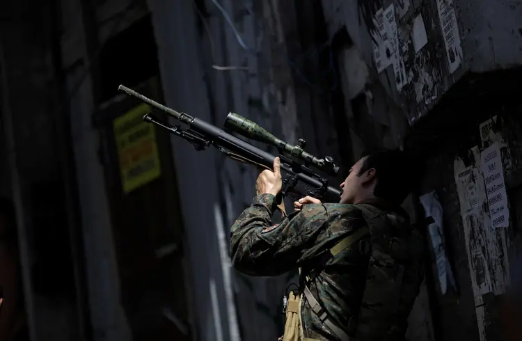 Rocinha: a comunidade da Rocinha vive sob tensão desde setembro do ano passado (Ricardo Moraes/Reuters)