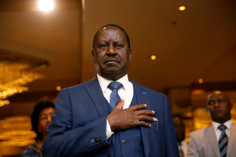 Líder da oposição no Quênia, Raila Odinga: a NASA assegurou repetidamente que os resultados oficiais das eleições são fraudulentos (Baz Ratner/Reuters)
