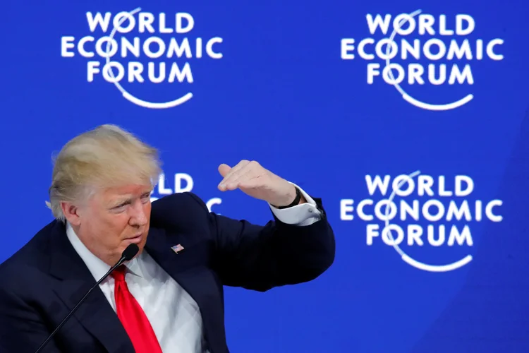 Trump: o conflito do presidente com o país latino existe desde sua eleição, em 2016 (Denis Balibouse/Reuters)