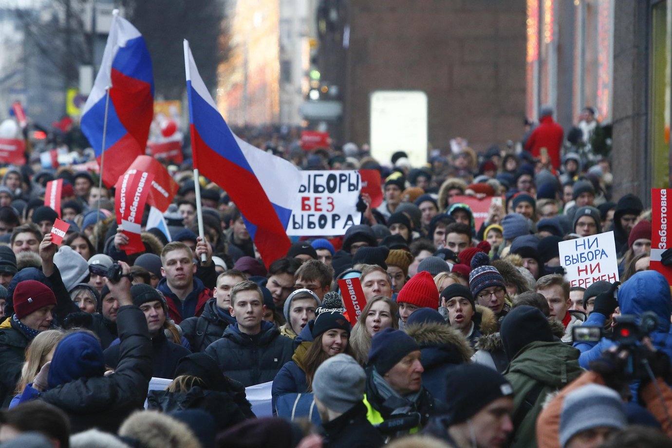 Líder opositor russo Alexei Navalny é preso durante protesto