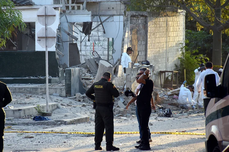 Ataque na Colômbia: pelo atentado em Barranquilla foi detido um homem de 31 anos, identificados como Cristian Camilo Bellón Galindo (Benjamin Beleno/Reuters)