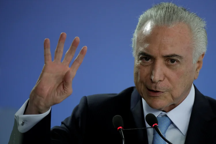 Temer: ele apontou o governador de São Paulo, Geraldo Alckmin (PSDB), como um bom candidato (Ueslei Marcelino/Reuters)